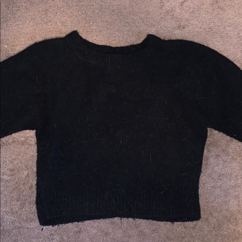 Boat necked VS sweater.